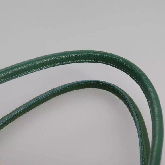 PRADA Tote Bag Nylon Blue Gold Auth - Picture 9 of 15